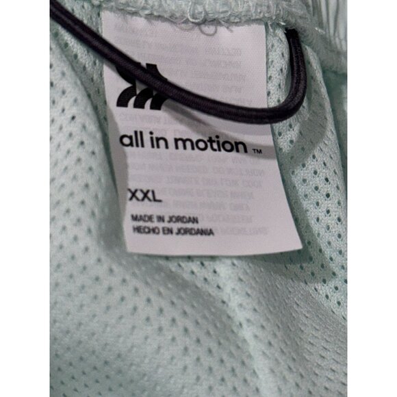 All In Motion Mint Green Mens Swim Trunks XXL - Picture 2 of 8